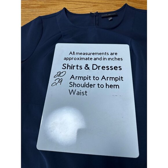 Lane Bryant Flare Sleeve Black Scoop-Neck Fit & Flare Blouse Size 14 - Picture 9 of 9